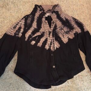 Tie Dye Quilted Jacket